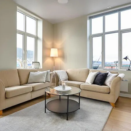 Elegant Bergen City Center Apartment - Ideal For Business Or Leisure Travelers Exterior photo